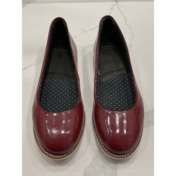 Dr. Martens Shoes - Dr. Marten Patent Leather Red Ballet Flats Size 7